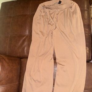 Cider Camel Ribbed Pants
